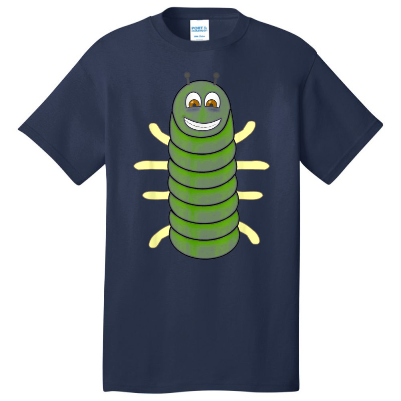 Green Caterpillar Character Cute Animal Halloween Costume Basic T-shirt | Artistshot