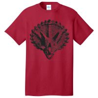 Triceratops, Triceratops Vintage, Triceratops Art, Triceratops Paintin Basic T-shirt | Artistshot