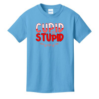 Valentines Day Hater Bitter Anti Valentine Cupid Is Stupid Basic Youth T-shirt | Artistshot