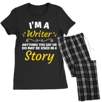 Gifts For Writers Funny Im A Writer Author Gift Women's Pajamas Set | Artistshot