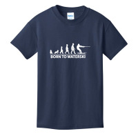 Born To Waterski Basic Youth T-shirt | Artistshot