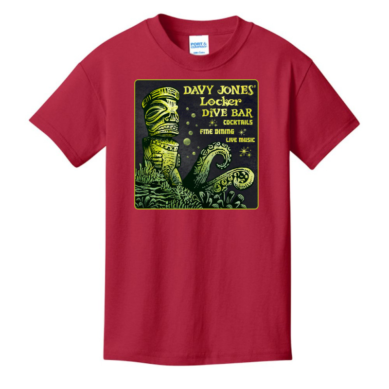 Davy Jone Locker, Davy Jone Locker Art, Davy Jone Locker Vitage, Davy  Basic Youth T-shirt by SHOPBEEERQ | Artistshot