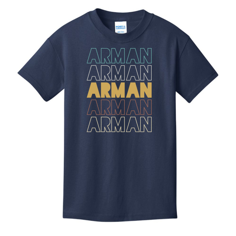 Arman Arman Arman Arman Arman Basic Youth T-shirt by Topseller | Artistshot