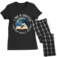 I Am A Writer I Dream While Awake Author Book Read Women's Pajamas Set | Artistshot