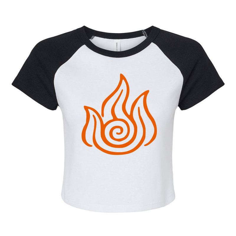 Fire Symbol   Fire Nation Raglan Crop Top by vanasasunilan | Artistshot