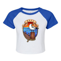 Island Bird Raglan Crop Top | Artistshot