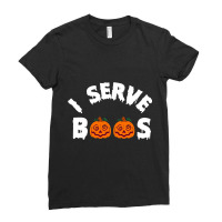 Halloween I Serve Boos Funny Barkeep Mixologist Ba Ladies Fitted T-shirt | Artistshot