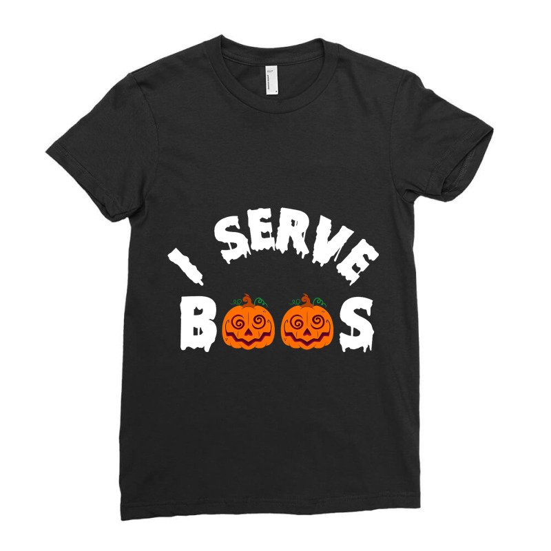 Halloween I Serve Boos Funny Barkeep Mixologist Ba Ladies Fitted T-Shirt by KeaganKoehler | Artistshot