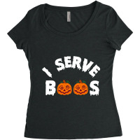 Halloween I Serve Boos Funny Barkeep Mixologist Ba Women's Triblend Scoop T-shirt | Artistshot