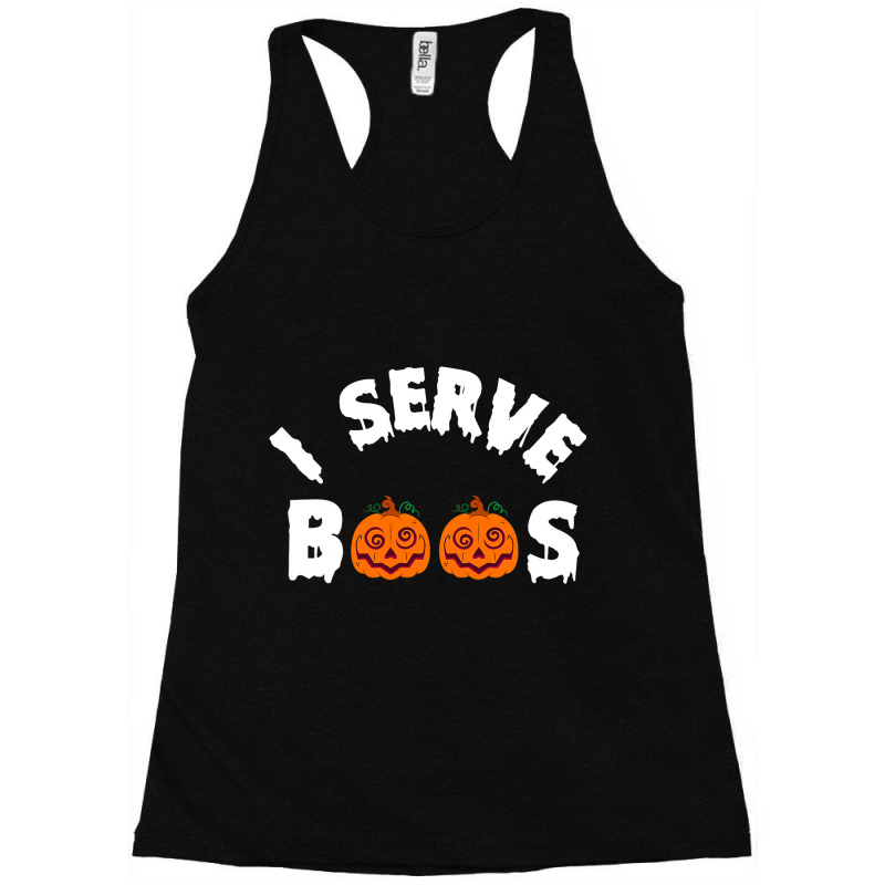 Halloween I Serve Boos Funny Barkeep Mixologist Ba Racerback Tank by KeaganKoehler | Artistshot