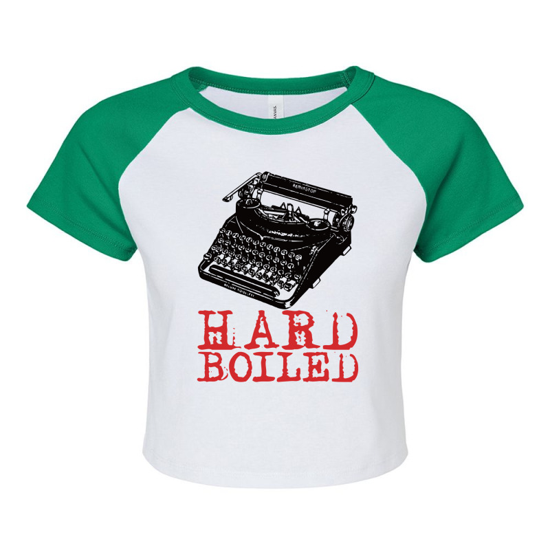 Hard Boiled   For Fans Of Vintage Detective Fictio Raglan Crop Top by umezantolao | Artistshot