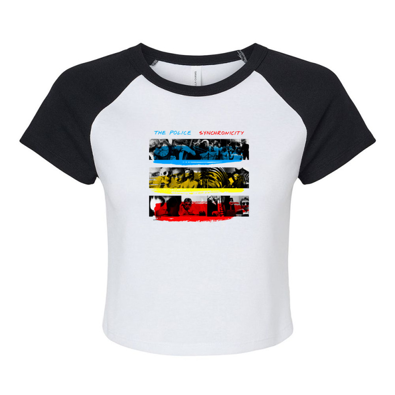 The Police Synchronicity Album Raglan Crop Top by CurtisDaleCochran | Artistshot