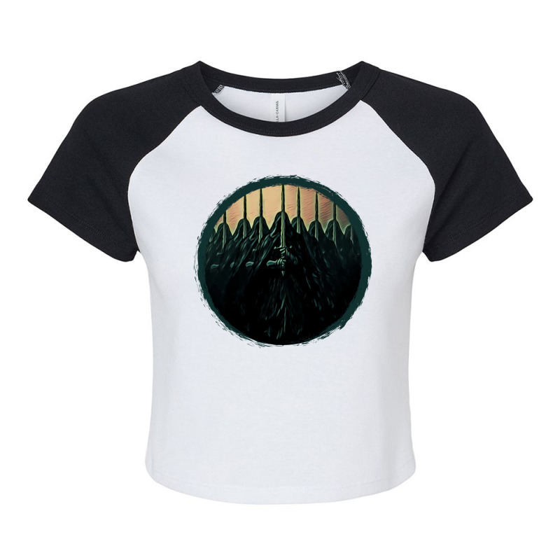 The Nine   Fantasy Raglan Crop Top by raizagretich | Artistshot