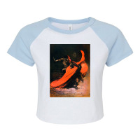 Frank Frazetta   Conan The Barbarian 1 Raglan Crop Top | Artistshot