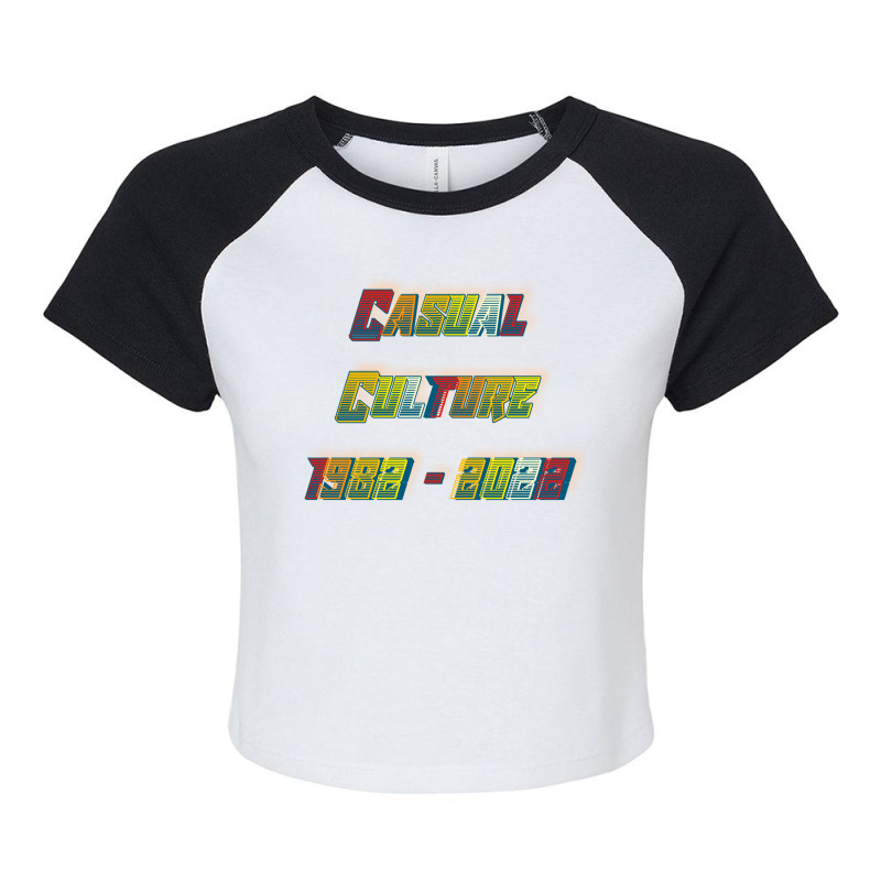 Casual Culture 1982   2022 Raglan Crop Top by tugadokampej | Artistshot