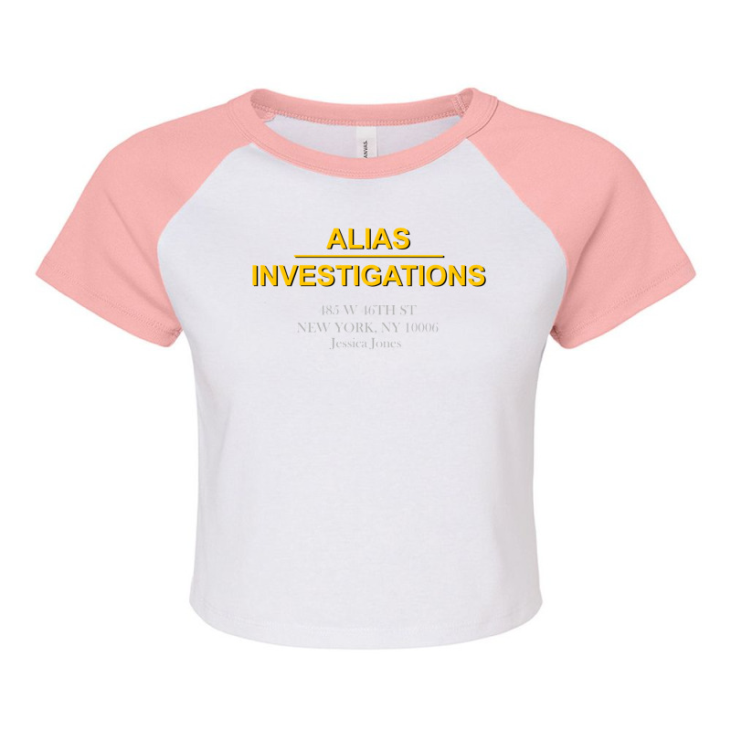 Alias Investigations Raglan Crop Top by lugeonsaderc | Artistshot