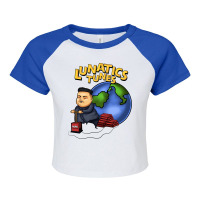 Lunatics Tunes  50 Raglan Crop Top | Artistshot