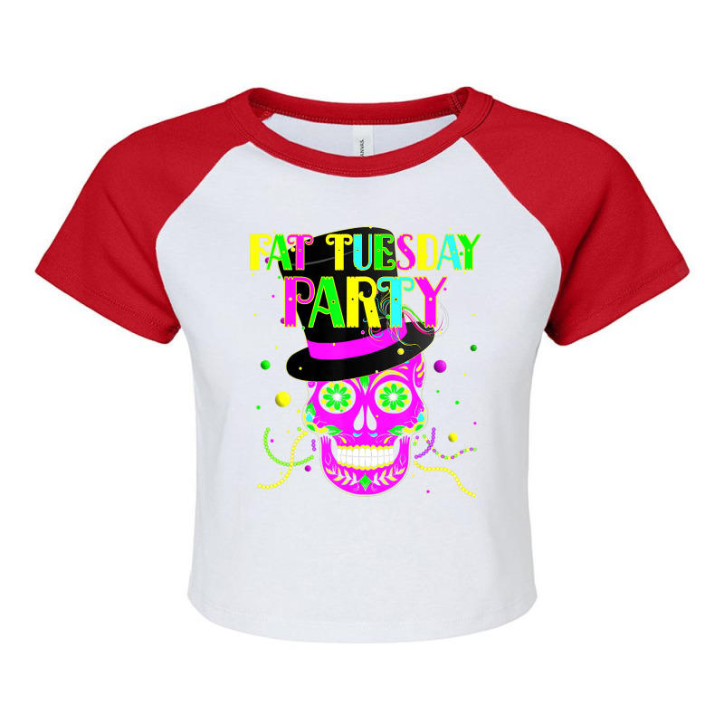 Fat Tuesday Mardi Gras Shirts Mardi Gras Costume M Raglan Crop Top by mheny | Artistshot