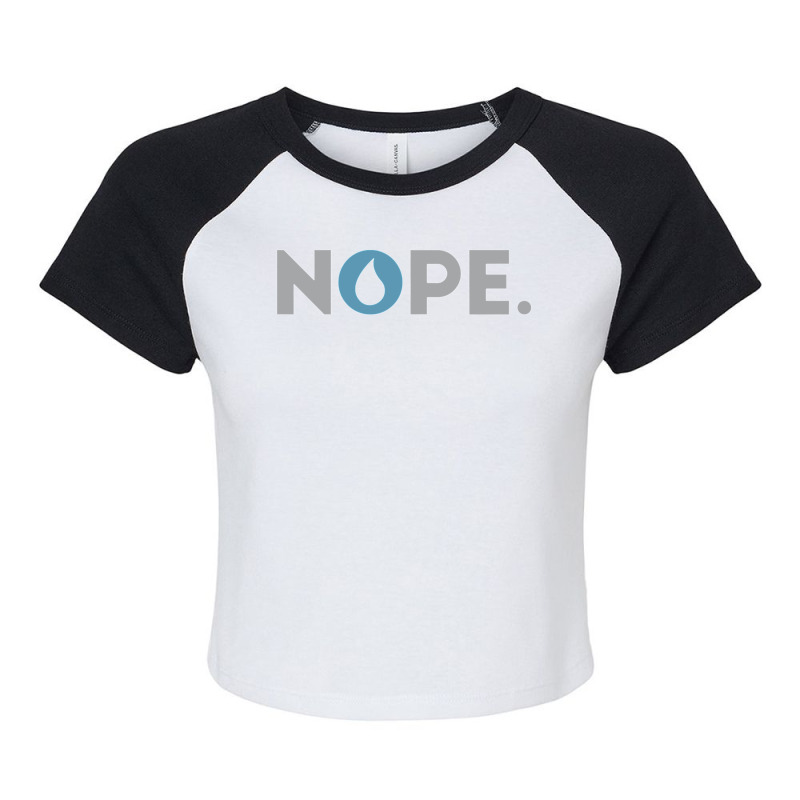 Nope Magic The Gathering Control Blue Player 72 Raglan Crop Top by kubalgopinc | Artistshot