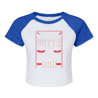 Ice Hockey Penalty Humor Hockey Lover Raglan Crop Top | Artistshot