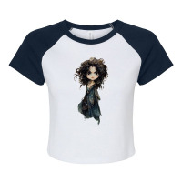 Bellatrix Lestrange 3 Raglan Crop Top | Artistshot