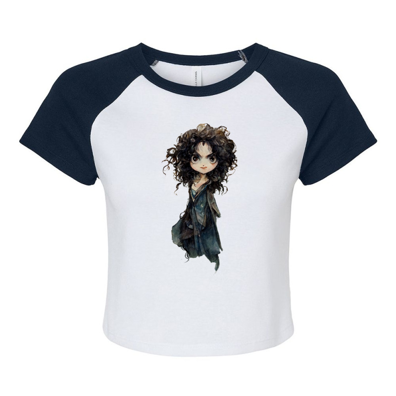 Bellatrix Lestrange 3 Raglan Crop Top by laphammerlox | Artistshot