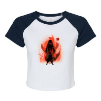 Dance Of The Fire God Raglan Crop Top | Artistshot