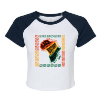 Black History Month(3) Raglan Crop Top | Artistshot