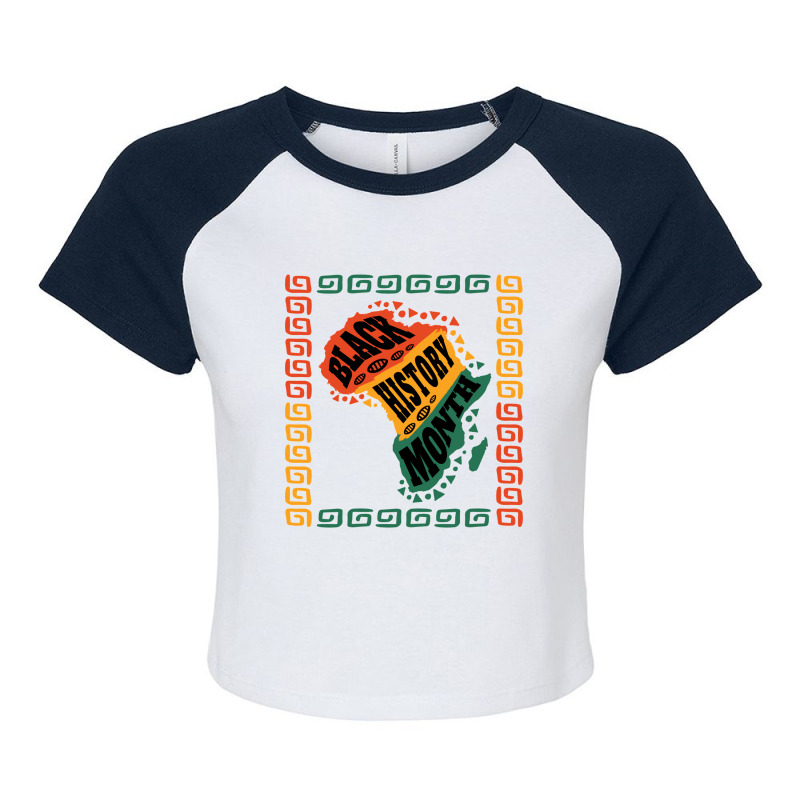 Black History Month(3) Raglan Crop Top by koen | Artistshot