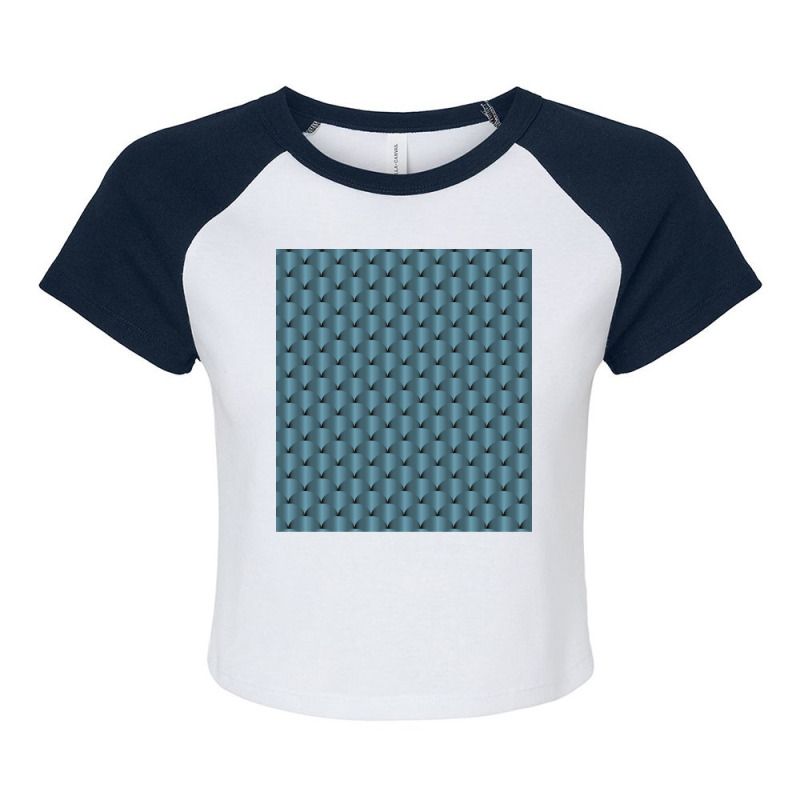 Fishscales 02 Raglan Crop Top by koukiadaubery | Artistshot