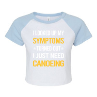 My Symptoms Canoeing Canoe Stars Raglan Crop Top | Artistshot