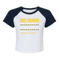 Funny Civil Engineer Engineering Civil Engineer No Raglan Crop Top | Artistshot