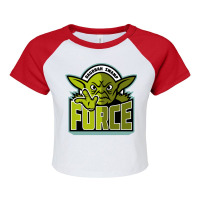 Dagobah Swamp Force Raglan Crop Top | Artistshot