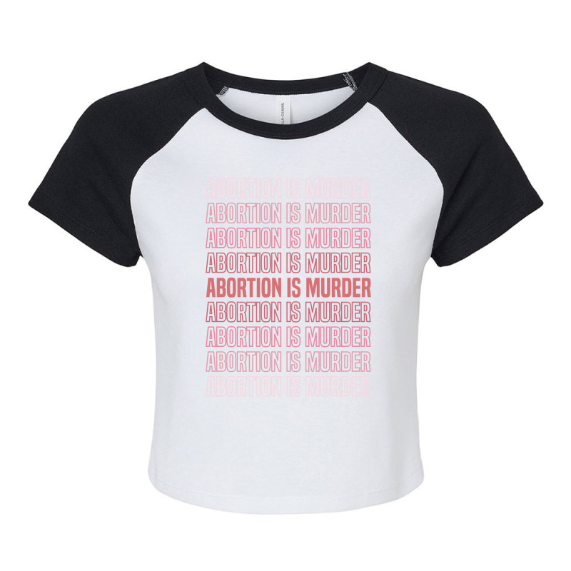 Pro Life Music Raglan Crop Top by tokitorudelly | Artistshot