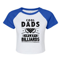 Billiards Fathers Day Raglan Crop Top | Artistshot