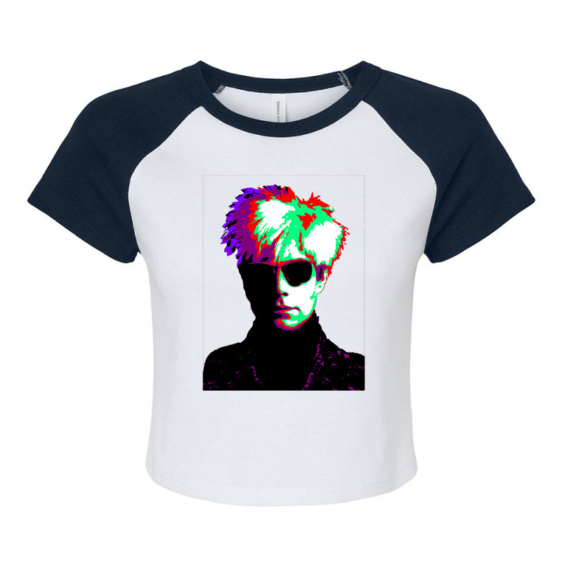 Andy Warhol Pop Art Portrait Stars Raglan Crop Top by festaniarf | Artistshot