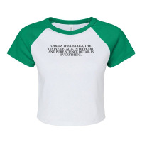 Vladimir Nabokov Nature Raglan Crop Top | Artistshot