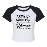 Brother Most People Never Meet Their Heroes 1 Raglan Crop Top | Artistshot