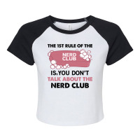 Nerd Funny Quote Vintage Raglan Crop Top | Artistshot