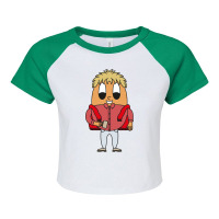 Businessstudent Egg Boy Raglan Crop Top | Artistshot