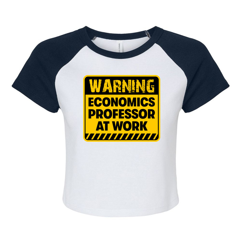 Economics Professor At Work Girl Raglan Crop Top by ushaanthihr | Artistshot