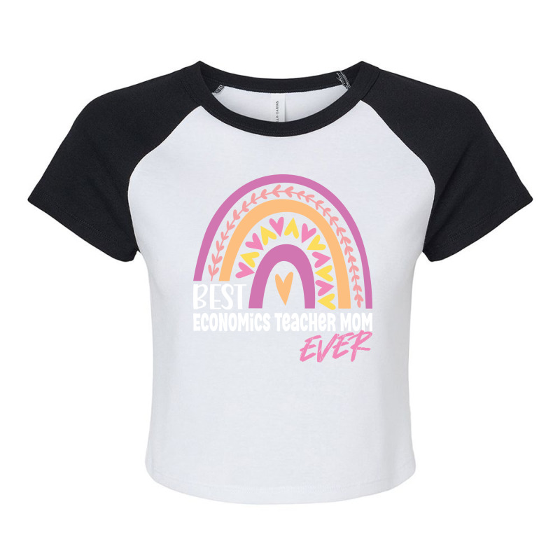 Best Economics Teacher Mom Ever Boy Raglan Crop Top by efrancikag | Artistshot