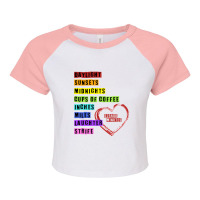 Seasons Of Love Raglan Crop Top | Artistshot