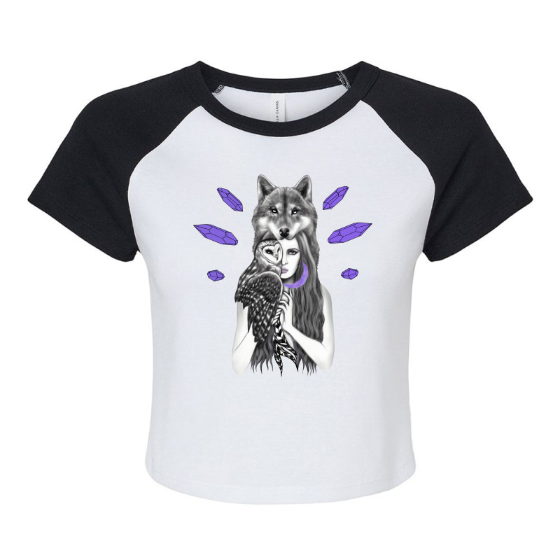 Wild At Heart Aesthetic Raglan Crop Top by lorinealazem3 | Artistshot