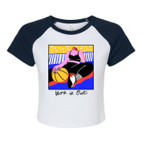 Work It Out 80s Raglan Crop Top | Artistshot