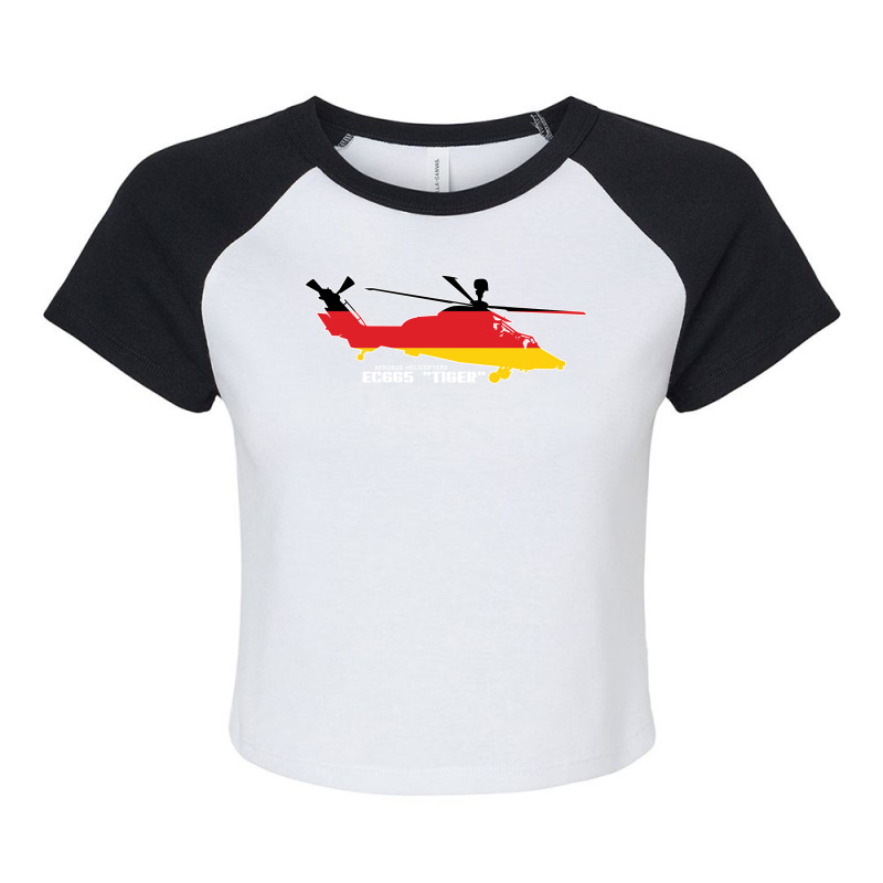 Aerobus Tiger Attack Helicopter 3 Travel Raglan Crop Top by nefekefaxeelq | Artistshot