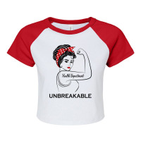 Health Department Unbreakable Nostalgia Raglan Crop Top | Artistshot