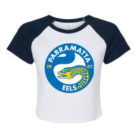 Parramatta Gifts, Eels Raglan Crop Top | Artistshot