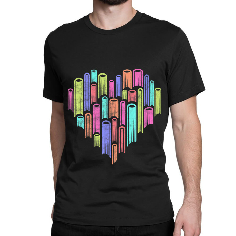 Heart Love Books Literary Reader Writer Reading Bo Classic T-shirt | Artistshot