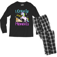 I Create Magical Moments Author Unicorn Writer Men's Long Sleeve Pajama Set | Artistshot